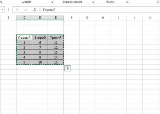 Excel में तालिका कैसे सम्मिलित करें?