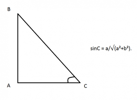 त्रिकोण के कोण के कोण को कैसे खोजना है?